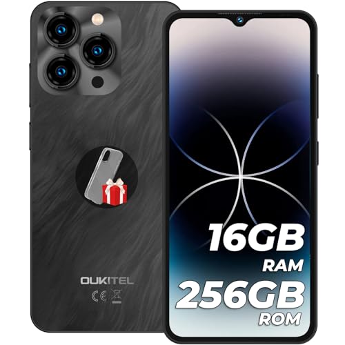 OUKITEL C3 Mobile Phone, Newest 2025 256GB ROM/1TB TF, 6.5