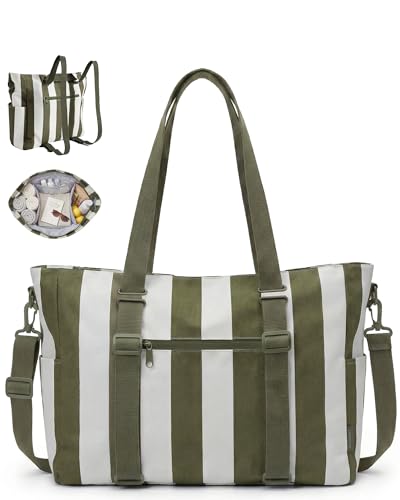 BAGSMART Large Beach Bag for Women, Oversize Tote Bag for Travel/Swim Pool/Summer