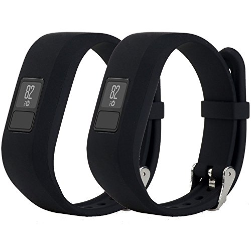 QGHXO Band for Garmin Vivofit Jr/Vivofit Jr. 2, Soft Silicone Replacement Watch Band Strap for Garmin Vivofit Jr/Vivofit Jr. 2 / Vivofit 3 Activity Tracker, Small, Large, Ten Colors