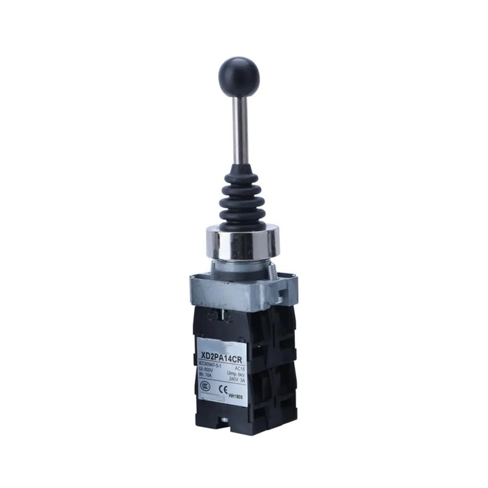 POWTAXBJGD 1Pc XD2PA14CR 4NO 4 Positions Maintained Latching Wobble Stick Joystick Switches