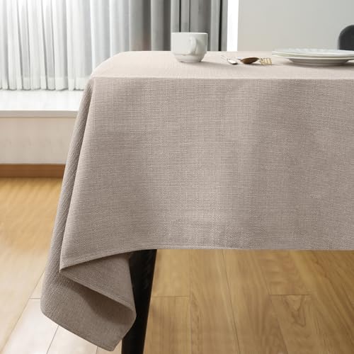 Nappe rectangulaire imperméable et anti-tache lavable pour repas