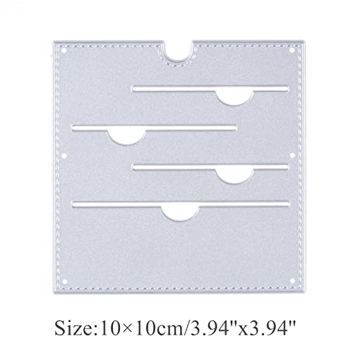 Hinana Tag Pocket Frame Metal Die Cuts,Geometric Tag Pocket Collection Frame Cutting Dies Cut Stencils For Diy Scrapbooking Photo Decorative Embossing Paper Dies For Scrapbooking Card Making #TOP1