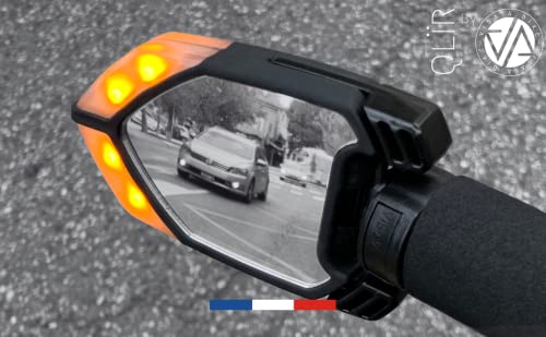 VISAIA BIKE QLïR Rückspiegel Blinker für Fahrrad und Scooter