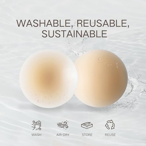 Nipple covers for women Silicone Nipple Covers – Invisible Pasties for Backless and Strapless Outfits, Soft4