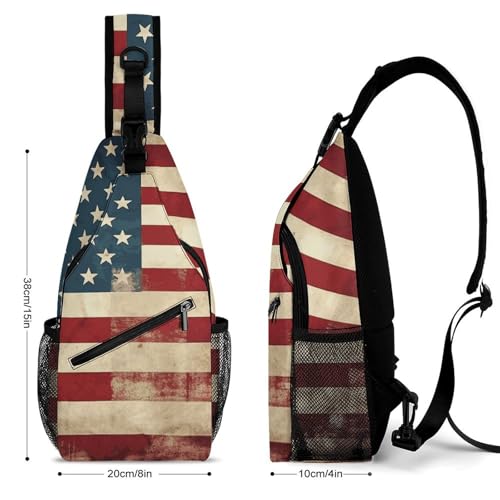 Bolso tipo sling cruzado casual para hiking y viajes miniatura 2