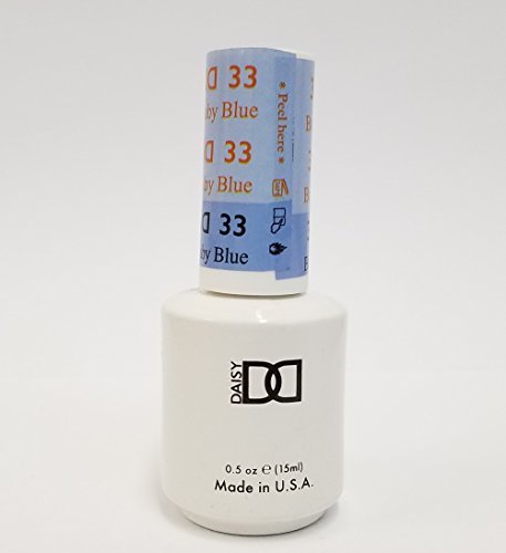 DND Daisy Soak Off Gel Mood Change - Baby Blue to Blue Ink 33