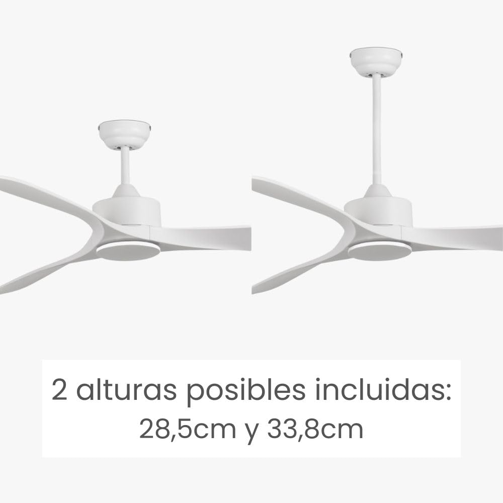 FARO BARCELONA 33750DC - LUZON L Ventilador blanco DC