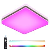 ❥ IP54 Wasserfest: Mit dem Schutzart IP54 Zertifikat ist, fachgerecht installiert, ist diese LED Deckenleuchte eine bedenkenlose Nutzung im Badezimmer möglich; Sie können diese Deckenleuchte für Badezimmer, Feuchträume, Flur, Küchen, Balkon, Haustür, Korridor , Hotel, Büro.