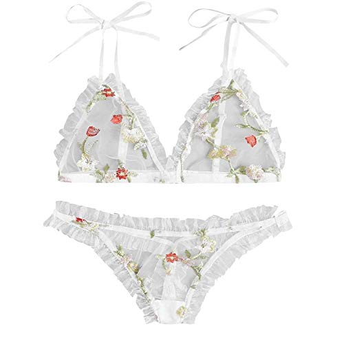 Ensemble de lingerie sexy pour femmes avec chemises de nuit en dentelle
