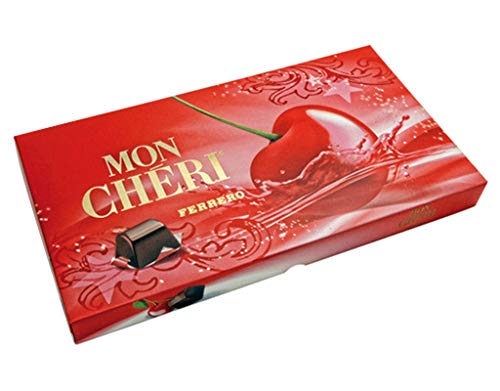 Mon Cheri Ferrero 35 Chocolate Covered Cherries in Decorative Box Mon Cheri Ferrero 35 Chocolate Covered Cherries in Decorative Box