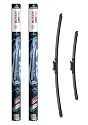 Bosch Aerotwin Aerotwin eA 555 S Front-Scheibenwischer - Set mit 2 Ersatz-Scheibenwischern und vormontiertem Multi-Clip-Adapter - 2 Wischblätter, 600 mm und 400 mm - in platzsparender Verpackung