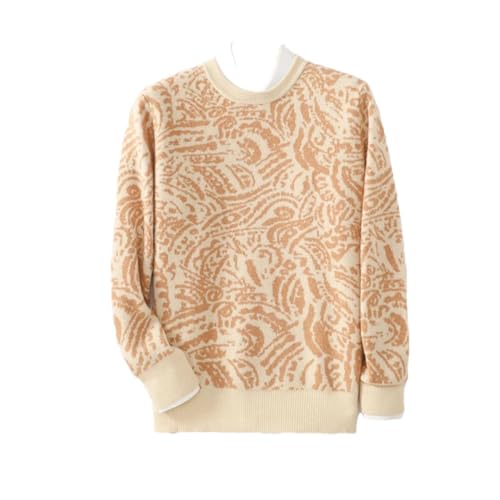 Men Christmas Red Long Sleeve Wool Sweater for Knitted Jumper Thickened Cold Cold-Proof Sweaters Winter Pullover