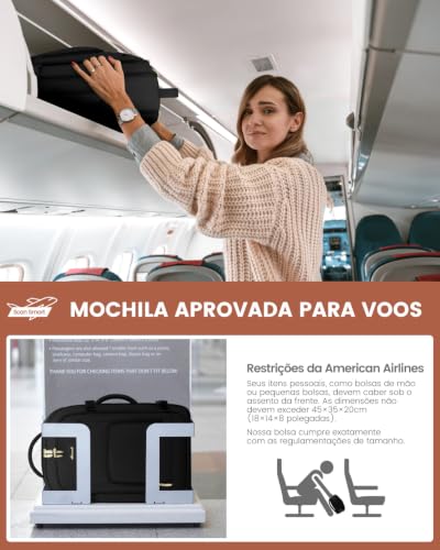 Image of LOVEVOOK 40L Carry On Travel Backpack for Women Men Flight Approved