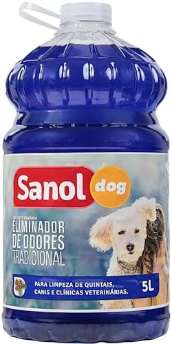 Sanol Dog Eliminador De Odores Tradicional 5 Litros Azul