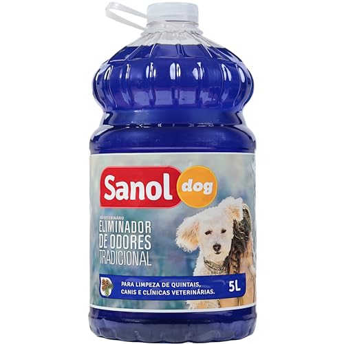 Sanol Dog Eliminador De Odores Tradicional 5 Litros Azul