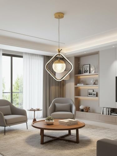 Image of BrightLyt LED Hanging Lights for Living Room /Bedside, Pendant Lights for Ceiling of Kitchen Island, Hanging Lights for Home Decoration /Dining Area /Cafe (Pack of 1) (HL56A)