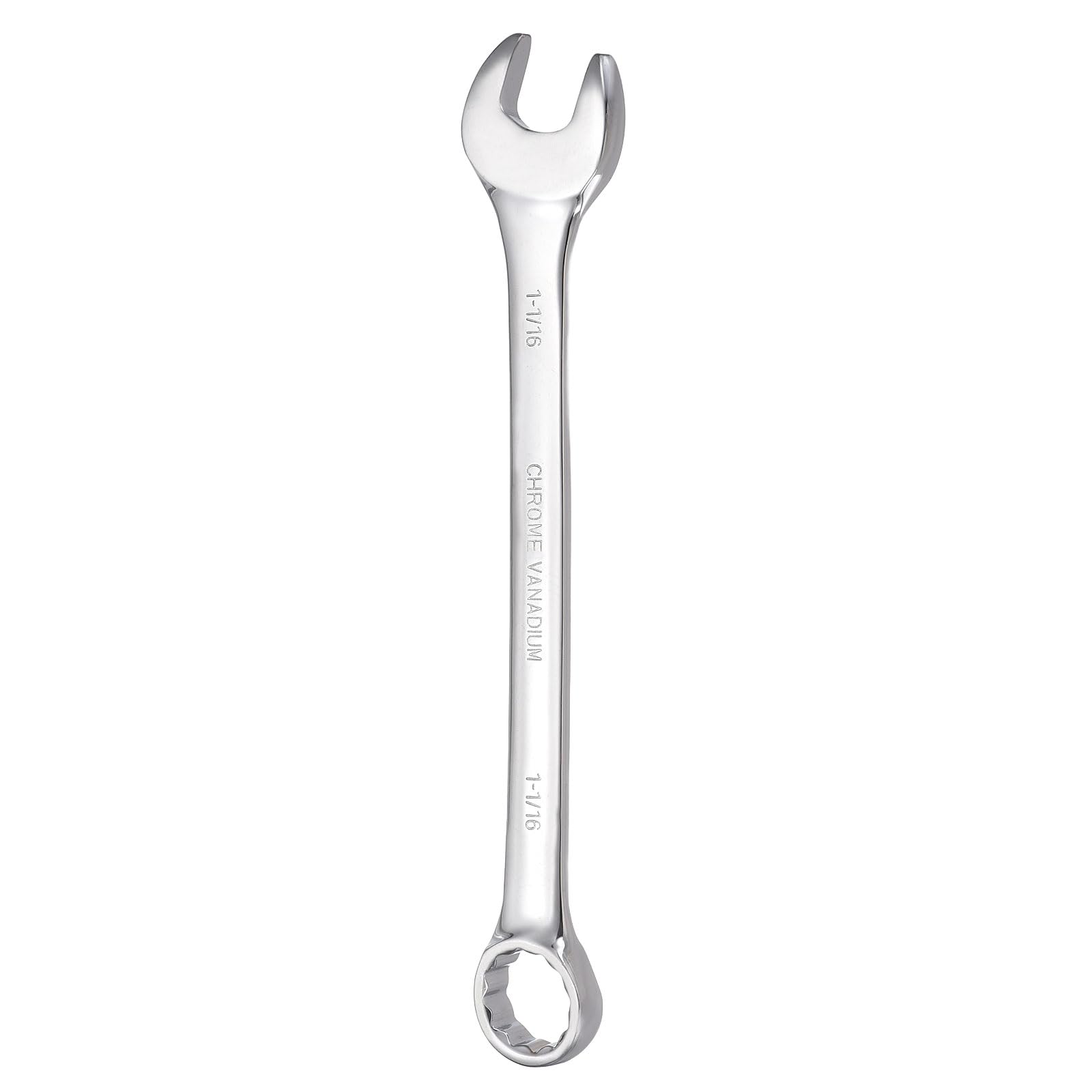 sourcing map Combination Wrench 1-1/16" Open End 10-Degree Offset 12-Point Box End Double Ended Wrenches Spanners Tools for Household Automotive Machinery DIY Repair