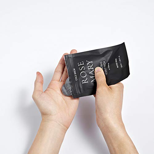 Rated Green - Rosemary Balancing Scalp Pack - Cold Brew Organic Rosemary With Charcoal For Oily Scalp - Pack Of 5-1.69 Oz Each - 8.45 Fl. Oz. Total - Softening Hair Mask For Women & Men #TOP4