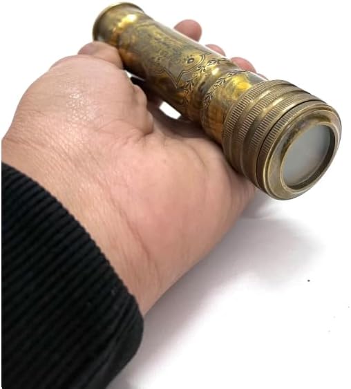 Antique Design DOLLOND London 1920 Engraved Marine Sailor Home Decor Handheld Brass Telescope with Box Maritime Gift Best Gift for him Gift for Aniversary Gift for Hallowen