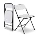 Produktbild Raburg Klappstuhl 2er-Set, Campingstuhl, Gartenstuhl, Gästestuhl-Set zum Klappen, Indoor & Outdoor, Belastbarkeit 110 kg, Metallgestell, Kunststoff, Jonas, Weiß/Schwarz