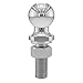 CURT 40074 Chrome Trailer Hitch Ball, 6,000 lbs, 2-Inch Diameter, 1 x 3-Inch Shank