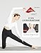 BALEAF Leggings with Pockets for Women Yoga Workout Activewear Pants High Waisted Cross Over Tummy Control Criss V Waist Lightweight 25'' Black L