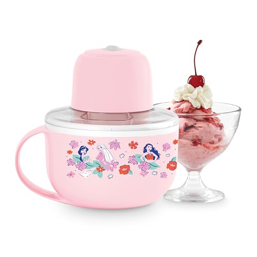 Image of Disney | Dash Princess My Mug Ice Cream Maker - Electric Countertop Soft Serve Ice Cream Machine, Single Serve Half-Pint Princess Mug with Ingredient Chute & Recipe Guide