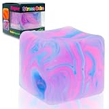 Stress Cube for Kid & Adults, Gel Filled Squishy Toys for Kids Stress Relief - High Density Squeeze Balls for Students Calming, Fidgets for Classroom Prize Toys