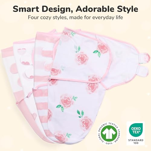 Image of Mama Cheetah Baby Swaddle Bag, Organic Swaddle Blanket, Newborn Swaddle Bags, Adjustable Baby Sleep Sling, Easy Swaddle for Boy Girl 0-3 Months