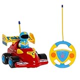 ferngesteuertes auto fisher price Dieses RC Rennauto ist hell, bunt und perfekt für junge Kinder, die erstmals mit ferngesteuerten Spielzeugen Spielen Lernen.