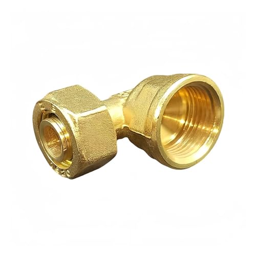 DSZUJTYROP 1PC 2632 Aluminum Pipe Brass Elbow To 1/2' BSP Female Thread Water Pipe Coupling