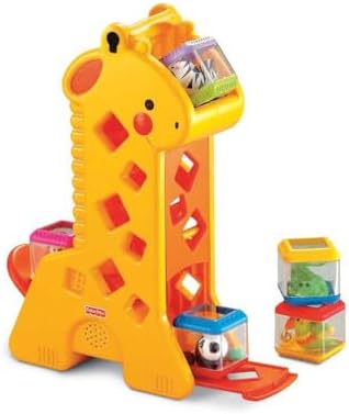 Fisher-Price Brinquedo para Bebês Girafa com Blocos para crianças...