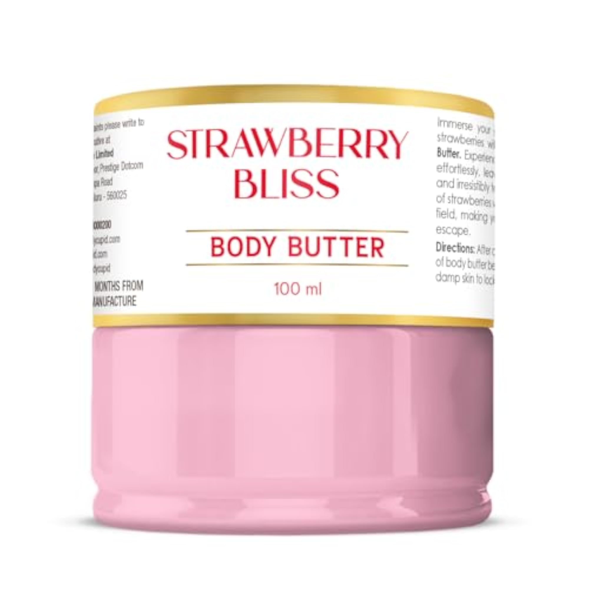 Strawberry Bliss Butter, Deep Moisturization