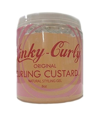 Kinky Curly Original Curling Custard Natural Styling Gel 8oz  236 ml