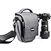 Produktbild Professioneller Kameratasche, Zecti Fototasche Schlaufen Rucksack für Nikon Canon Sony und DSLR Kameras und Objektiv, Weiteres Zubehör, wasserdichte für Nikon Canon Sony Fuji Olympus (Grau)