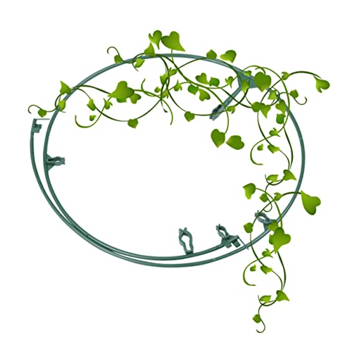 Happyyami 3 Piezas Fijación Sencilla Soportes para Plantas Mesa De Plantas En Conserva Macetas De Interior Grande Aumentó Plantas De Interior Enrejado Participación Apoyo Tres Green