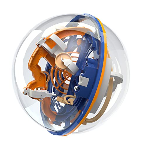 Juego de Bolas de Laberinto de Rompecabezas, Coordinación Mano-ojo que Mejora el Ejercicio de la Mente Bola de Laberinto 3D de Gravedad Segura Plástico...