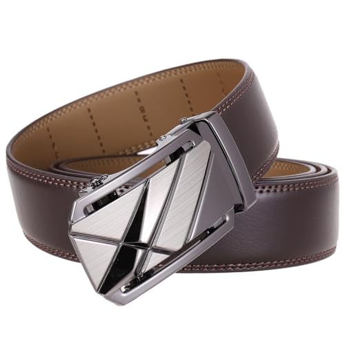 Men Belt Automatic Buckle Luxury Genuine Leather3
