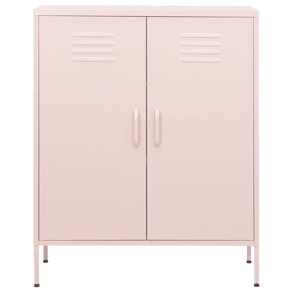 Armadietti Metallici Armadietti per spogliatoio Armadietto Rosa 80x35x101,5 cm in Acciaio Per impiegati casa ufficio scuola palestra