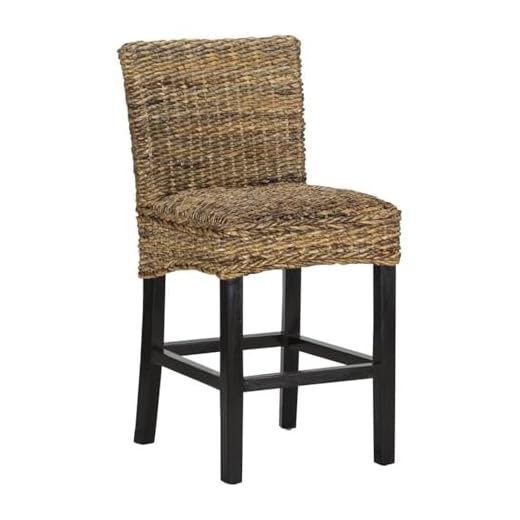Pemberly Row Rattan Counter Stool