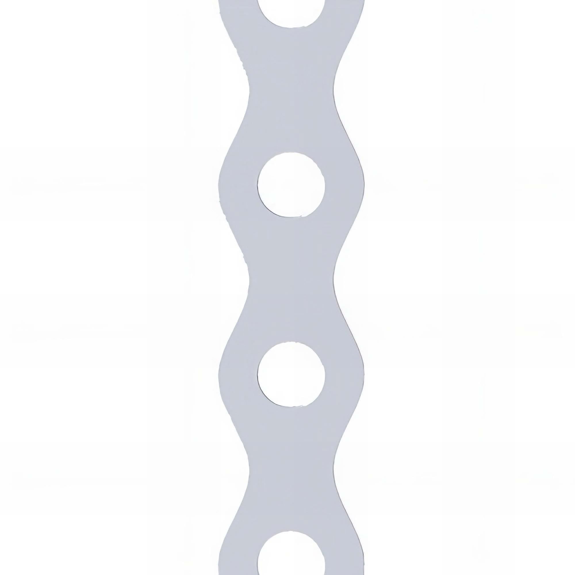 Feuillard perforé galvanisée - 12 x 0,7 mm x 3 m