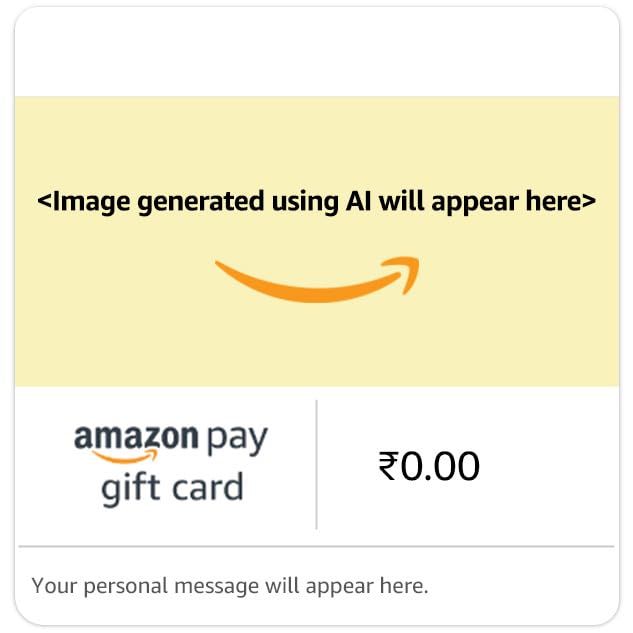 Image of Amazon Pay eGift Card - Design with AI