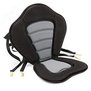 Kajak Seat Pad Verstelbare Oceaan Roeien Kussen Afneembare Antislip Gewatteerde Kano Seat Black Kayak Seat Kano en Kajak…