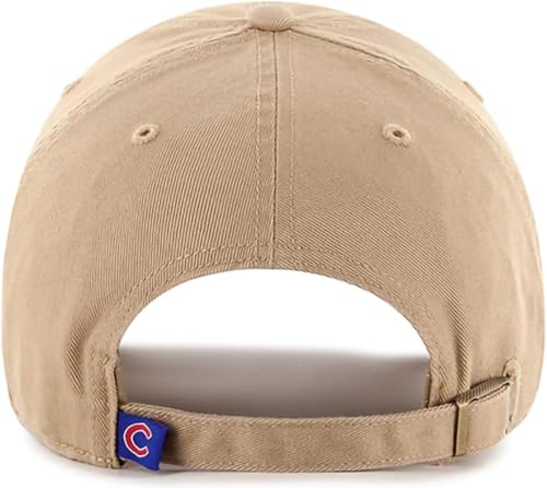 Gorra ajustable Chicago Cubs Khaki con logo miniatura 2