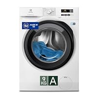 Electrolux EW6FA19G Lavatrice A Carica Frontale, 9 Kg, SensiCare, Time Manager, Programma Hygiene/Rapido, Motore Inverter+, Prosense, 847x597x636 mm, Colore Bianco, Classe A