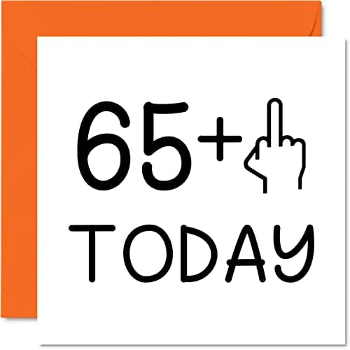 21st Birthday Card Funny for Women - Novelty Middle Finger - Rude Birthday Cards for Men, 145mm x 145mm Birthday Greeting Cards, Joke Banter Cards for Daughter Step Son Sister Brother Auntie Uncle