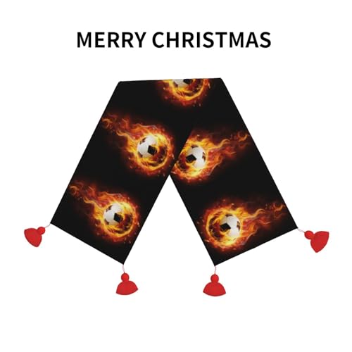 Chemin de table de Noël anti-plis pour protéger la table de fête