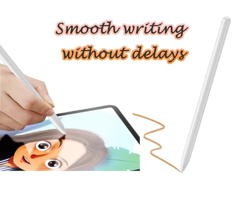 Image of Galaxy Tab S10 FE / S10 FE+ S Pen for Samsung Galaxy Tab S10 FE / S10 FE+ Stylus Pen Replacement + Free Tips Galaxy Tab S10 Fe Pen for Samsung Galaxy Tab S10 FE / S10 FE+ / S10 FE Plus Stylus SPen (Beige)