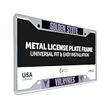 Desert Cactus Golden State Valkyries Car Accessories WNBA Basketball Team Metal License Plate Frame and Tag Holder for Front or Rear of Car (Team Name Frame)