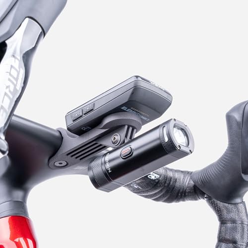 Support compteur vélo VTT carbone imprimé 3D compatible Wahoo Elemnt Bolt Roam